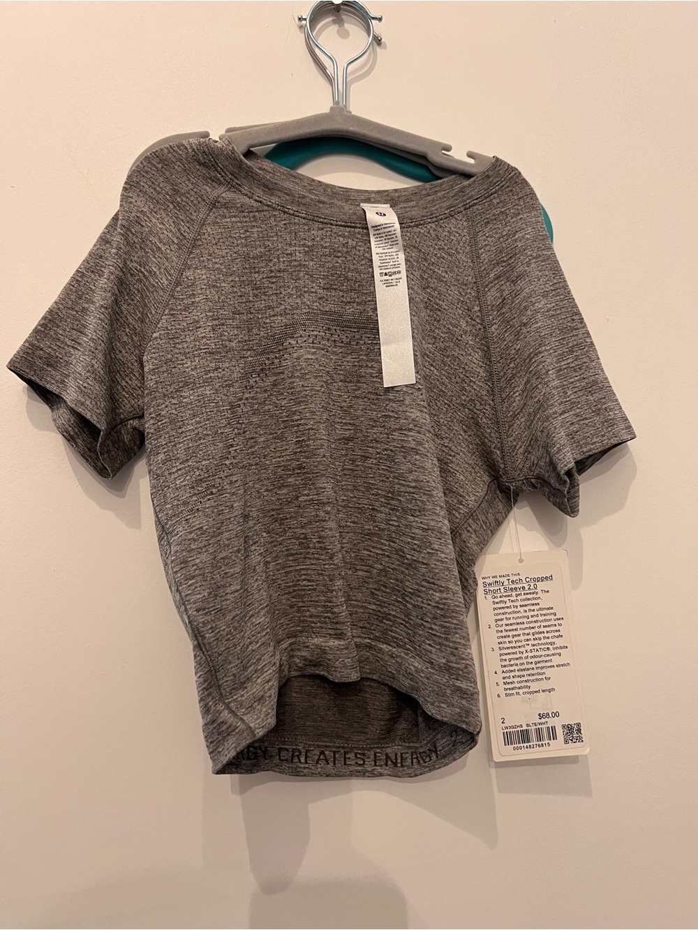 New❤️lululemon 2 swiftly tech cropped short sleeve 2.0